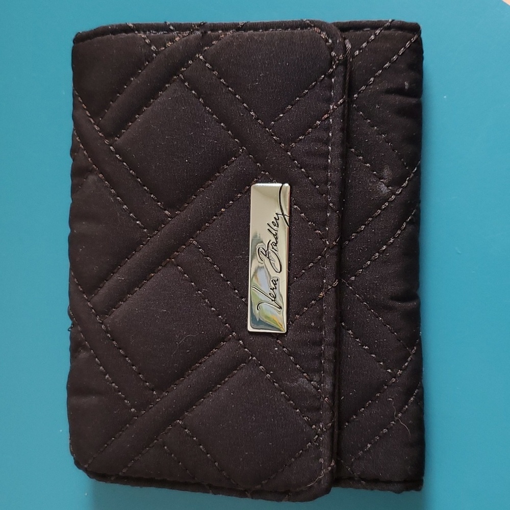 Vera Bradley brown quilted wallet